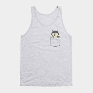 pocket husky Tank Top